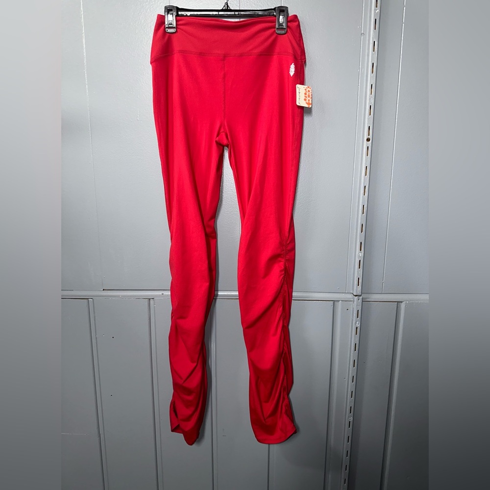 Free People Red Boot Cut Flare Pants